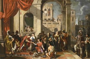 The Continence Of Scipio by Johann Heiss