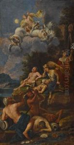 Der Sturz Des Phaeton by Johann Heiss