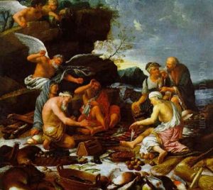 Allegorie Des Winters by Johann Heiss