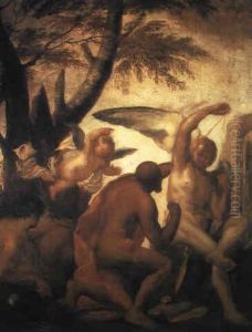 Daedalus And Icarus by Johann Heiss