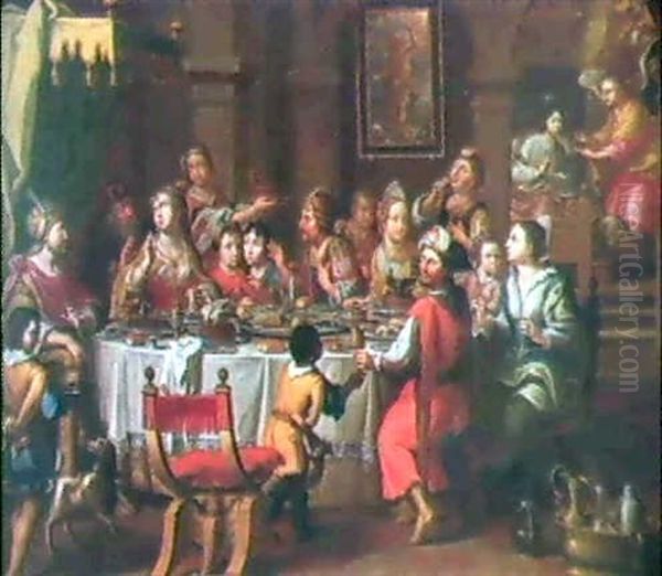Le Banquet D'esther Et Assuerus - view 1