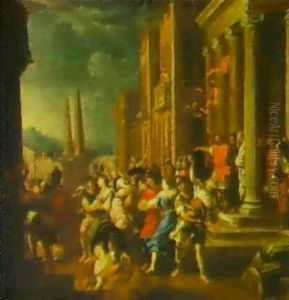 The Rape Of The Sabine Women by Johann Heiss