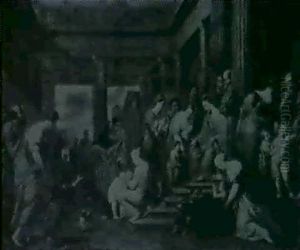 Christ Blessing Little Children by Johann Heiss