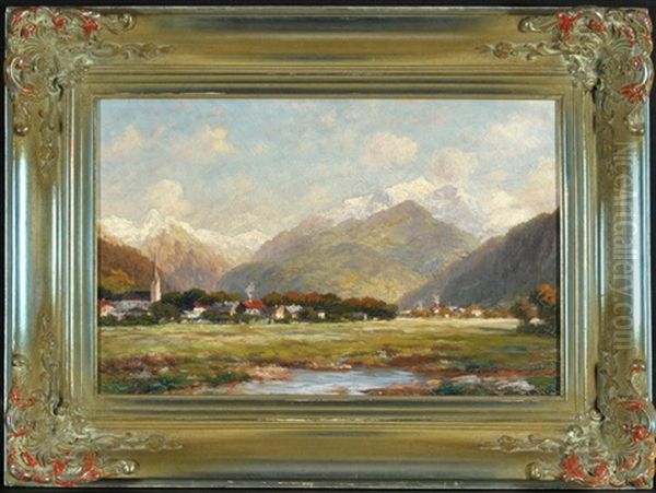 Dorf In Bayerischer Voralpenlandschaft - view 1