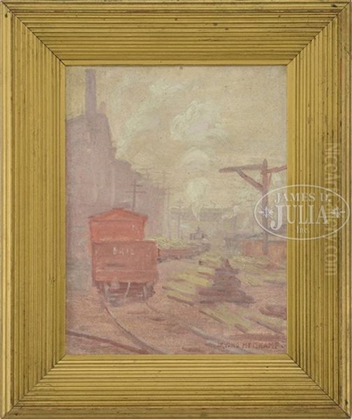 Industrial Landscape With Train - view 1