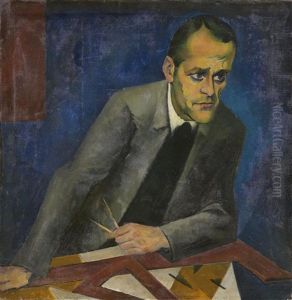 Portrat Eines Architekten by August Heitmueller