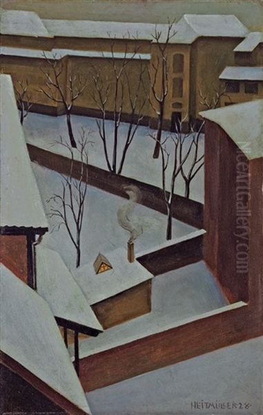 Verschneiter Hof - view 1