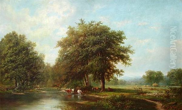 An Encounter On A Forest Path - view 1