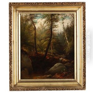 Forest Interior by Joseph Antonio Hekking