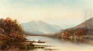 Canoeing On The Hudson In Autumn