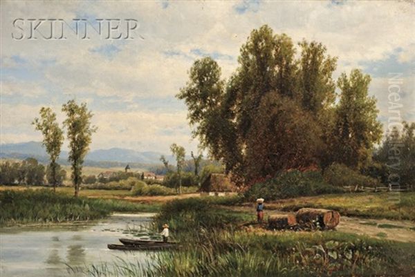 Fishing In A Marsh - view 1