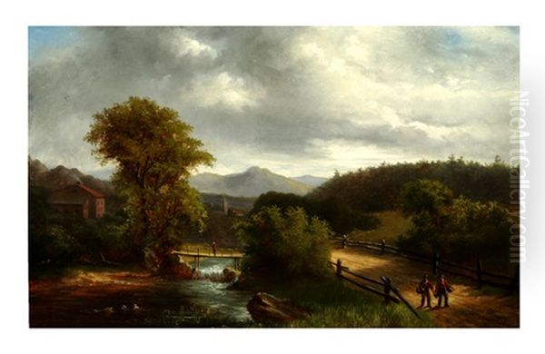 Fishing In A Stream - view 1