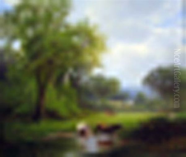 Cows In A Landscape - view 1