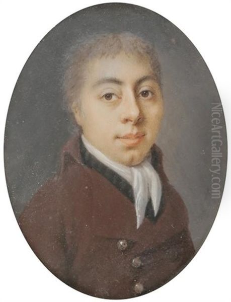 Jeune Homme Aux Cheveux Courts Et Poudres - view 1