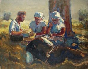 Erntepause by Alfred Hermann Helberger