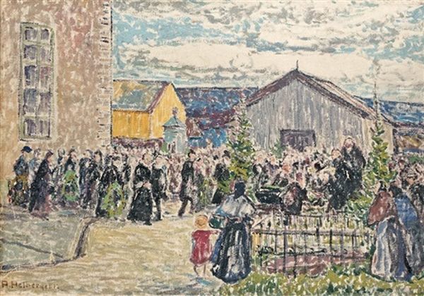 Markt In Roros/norwegen - view 1