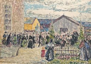 Markt In Roros/norwegen