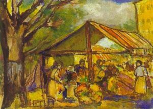 Markttag by Alfred Hermann Helberger