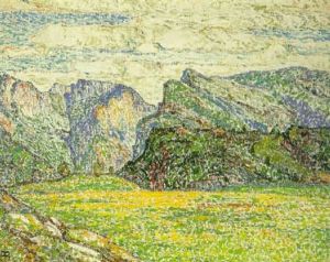 Bergtal by Alfred Hermann Helberger