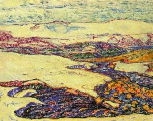 Winterlandscape Norway by Alfred Hermann Helberger
