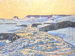 Schmelzwasser - Landskap Med Varflod