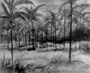 Palmenwald, Brasilien by Alfred Hermann Helberger