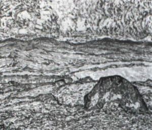 A Mountainous Landscape With A Lake by Alfred Hermann Helberger