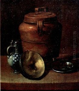 Stilleben Mit Geschirr by Georg Held