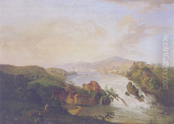 Der Rheinfall Bei Schaffhausen - view 1