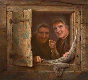 The Fisher's Hut by Johannes Helder