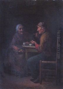 Interior Scene by Johannes Helder