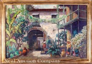 Southern Tranquility (courtyard Behind 726 St. Peter St., Preservation Hall, New Orleans)
