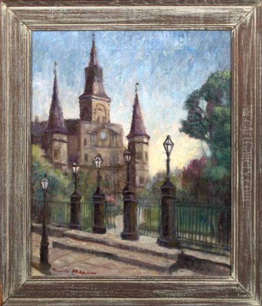View Of The St. Louis Cathedral, Jackson Square, French Quarter, New Orleans - view 1