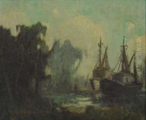 Shrimp Boats On Bayou
