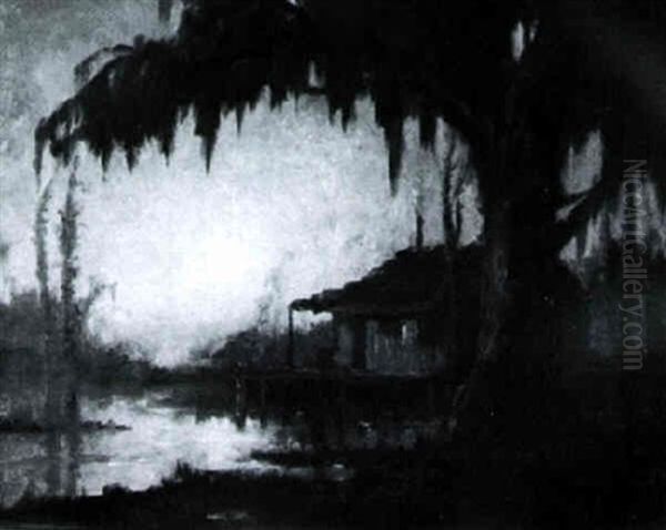 Cajun Shack And Oak On The Bayou - view 1
