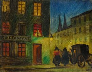 "alt-berlin Mit Kutsche" by Werner Heldt