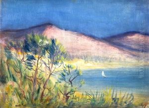 Mallorquinische Landschaft by Werner Heldt