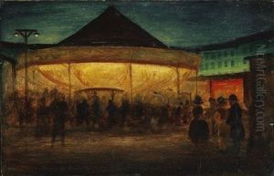 Rummelplatz by Werner Heldt