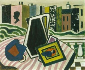 Stilleben Am Fenster (stilleben Am Balkon) by Werner Heldt