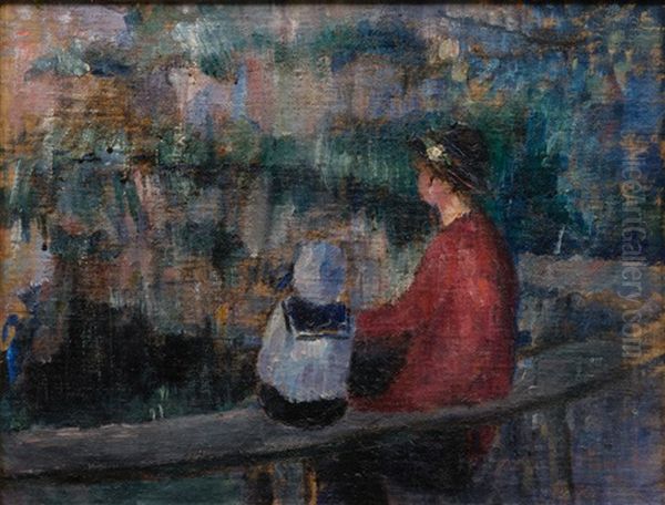 Mother With Son In The Park - view 1