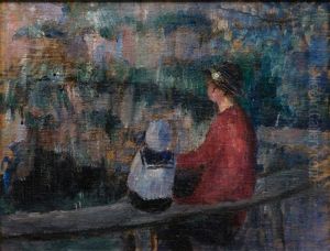 Mother With Son In The Park