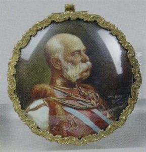 Portrat Kaiser Franz Joseph I. Von Osterreich by Wilhelm Josef Helfer