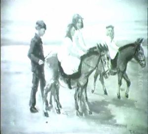 Kinder Am Strand by Franciscus Willem Helfferich