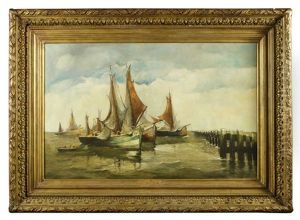 Ecole Belge by Gustave Helinck