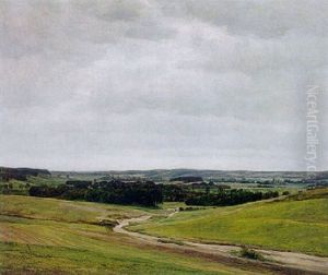 Hugelige Landschaft In Preusen by Willy Ter Hell