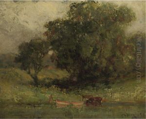 By The Lake by Edward Mitchell Bannister