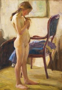 V Atelieru by Oskar Heller