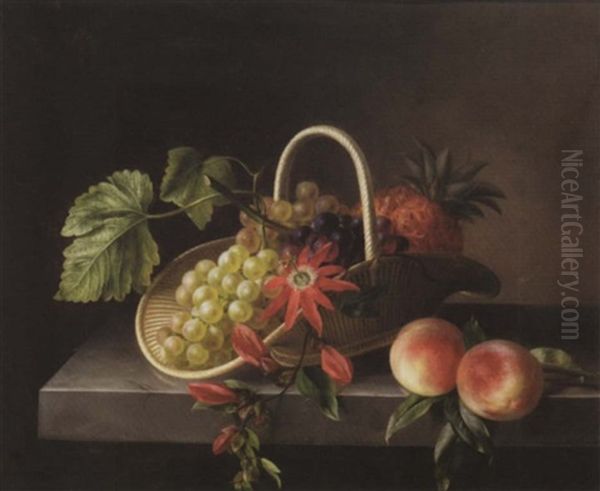 Still Life Of Flowers And Fruit - view 1