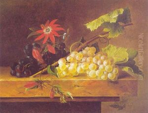 Still Life With Grapes by Hanne Hellesen