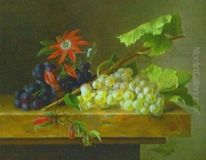Druvklasar Samt Blomma I Glasvas Druvklasar Samt Blomma I Glasvas